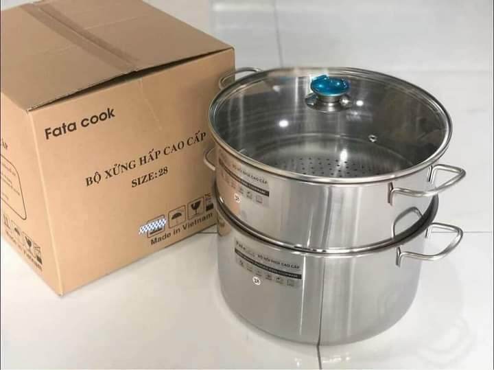 Nồi hấp H.T. Cook 28cm
💥Chất inox 430..nắp kiếng cường lực
💥Hấp 3kg xôi vô tư luôn nhé
💥luộc dc 3 con gà luôn nà
💥Nồi to và sâu... k thích hấp thì làm nồi nấu...

NỒI HẤP XỊN ĐÂY Ạ MAI EM VỀ KHÁCH LÊN ĐƠN NÀO
SIÊU PHẨM TỪ HT COOK - BỘ NỒI HẤP XỬNG SIZ