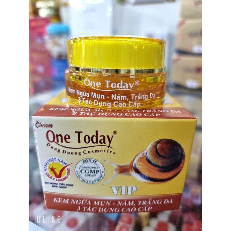 Kem ngừa mụn nám trắng da 3 tác dụng one today