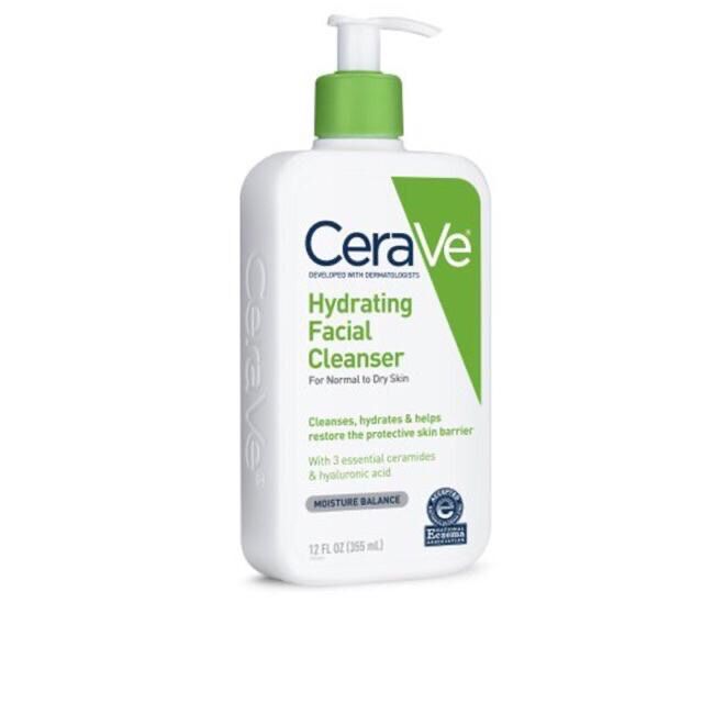 Sữa rửa mặt Cerave 355ml dành cho da thường và da khô