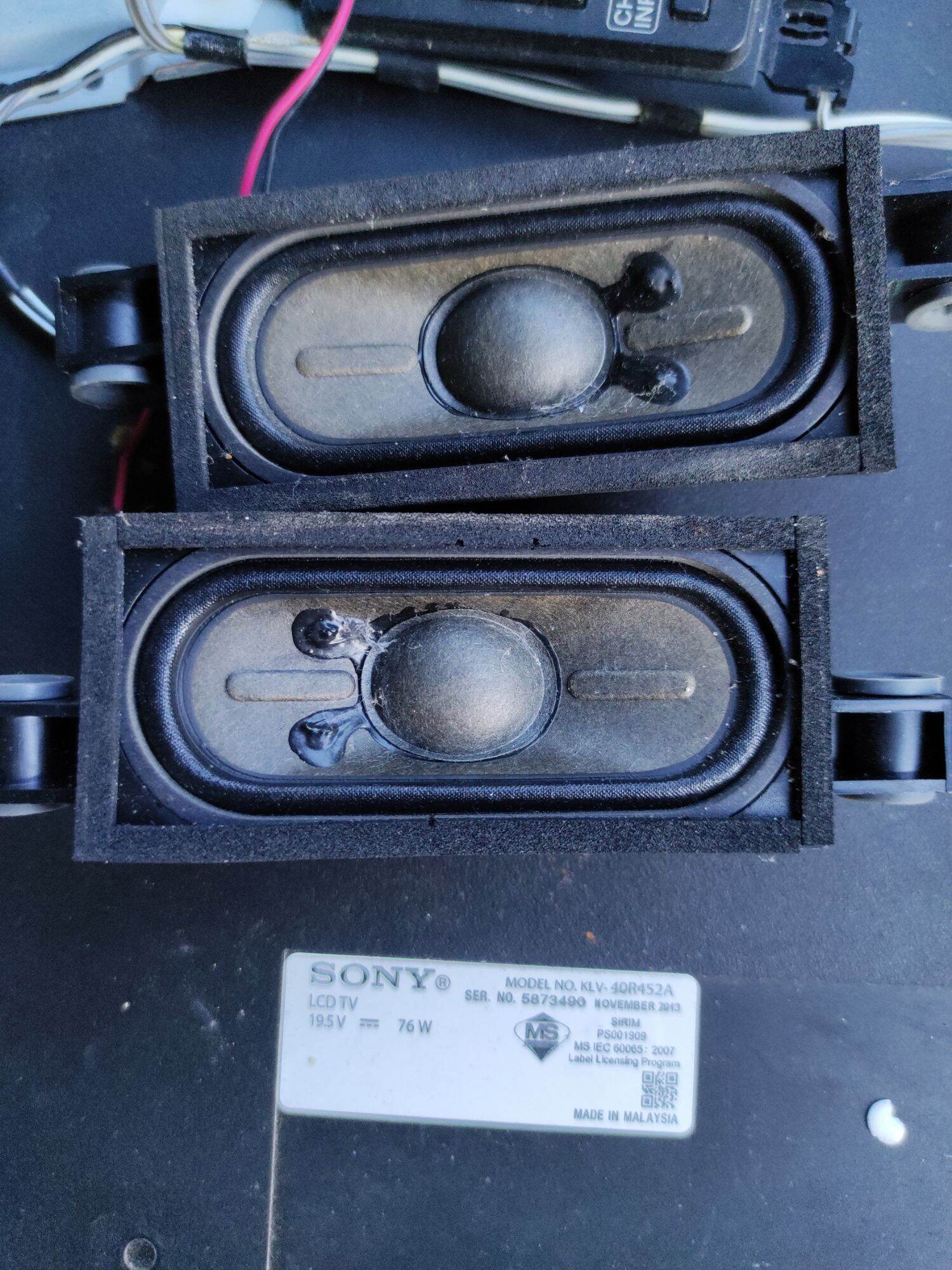 Mắt nhận, cáp, loa tivi sony KLV 40R452A