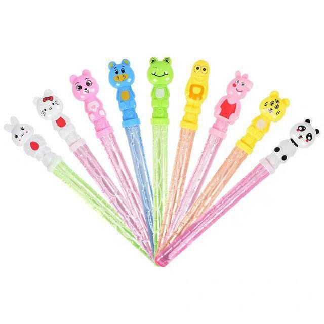 Đồ chơi 2 ống thổi bong bóng dài 36cm