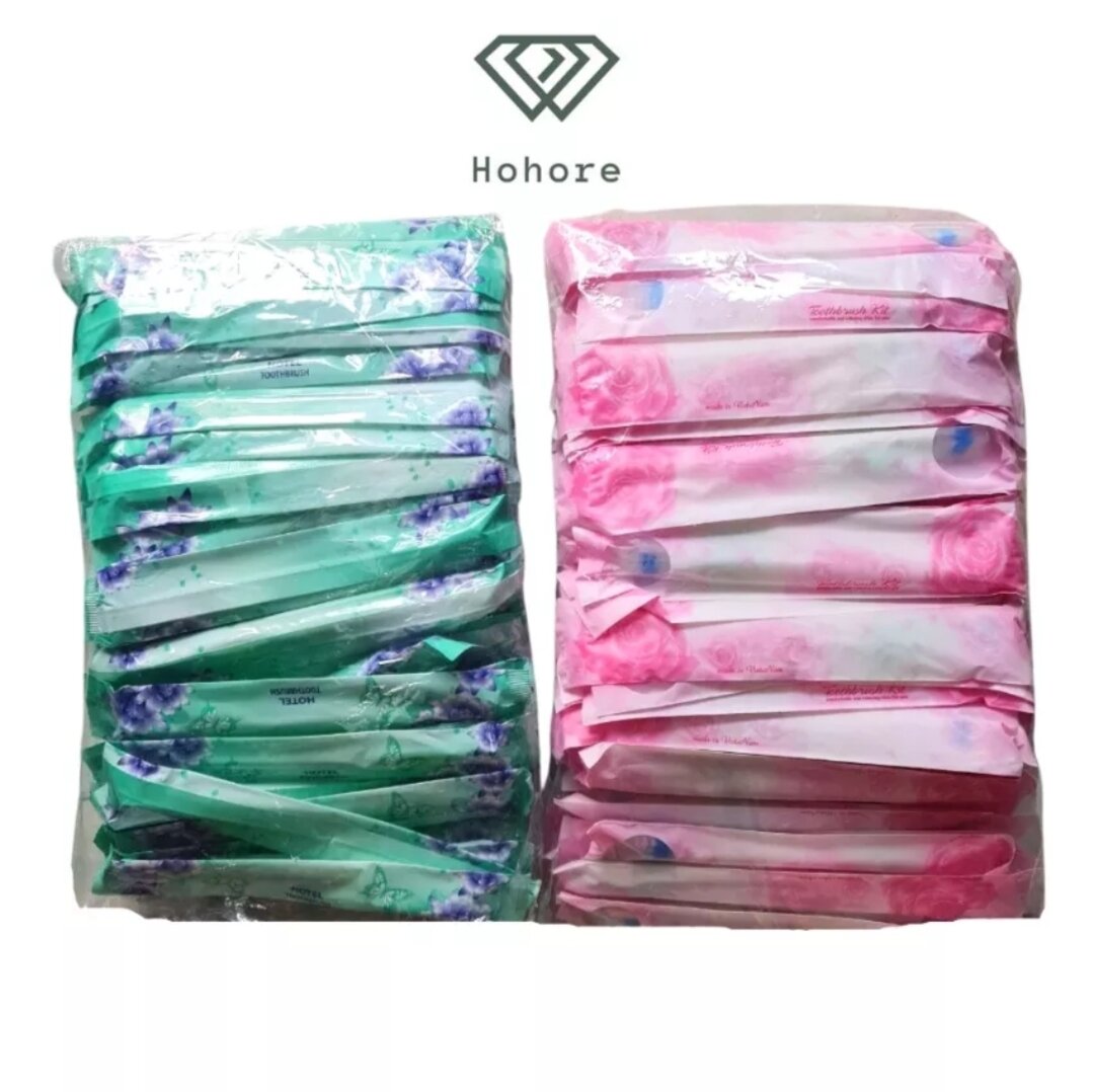 Sỉ 500 bộ bàn chải kèm kem đánh răng Loại Tốt dành cho nhà nghỉ khách sạn...