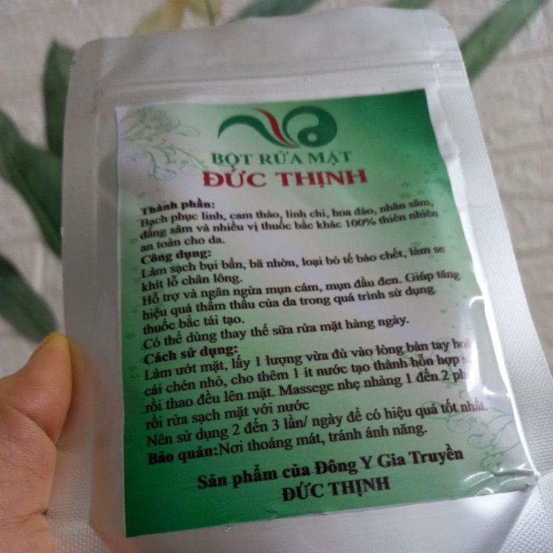 Bột rửa mặt Đức Thinh handamade