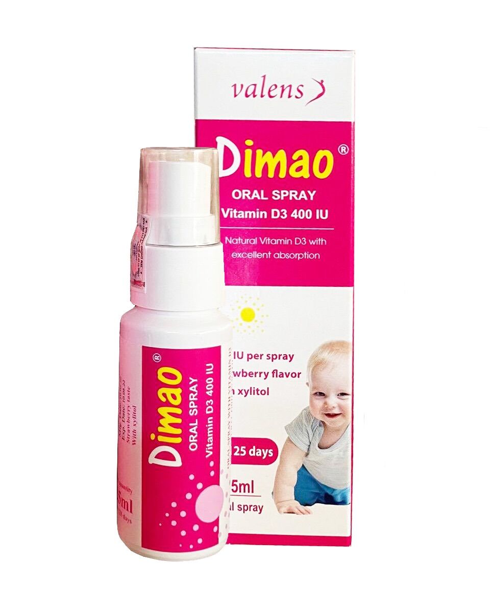 Vitamin dimao - vitamin d dạng xịt cho bé
