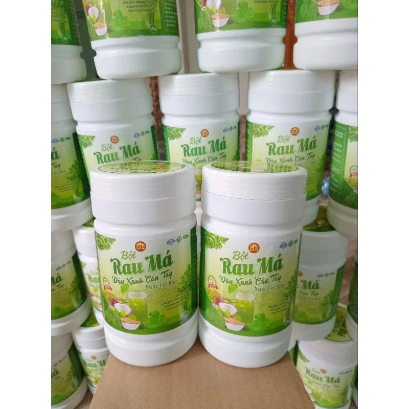 (Combo 2 hộp) Bột đậu xanh rau má