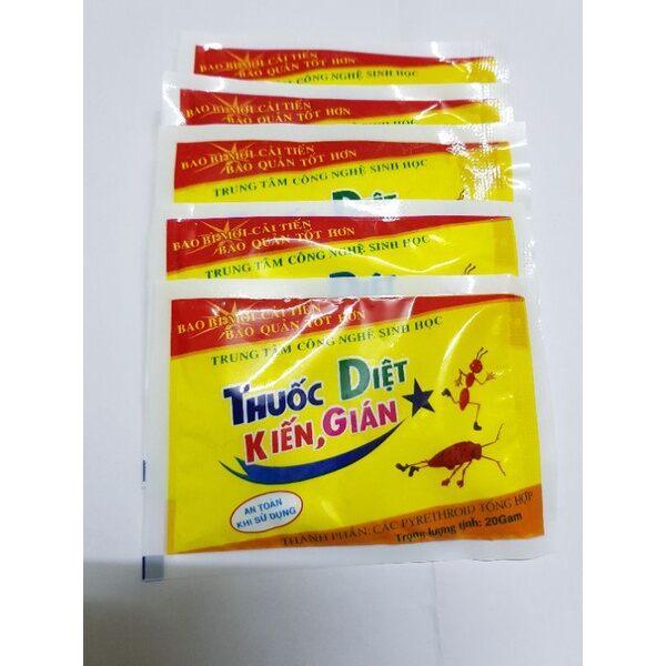 {com bo 5 gói} thuốc diệt mối- gián -kiến bột rắc