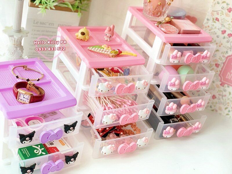 Hộp đựng trang sức phụ kiện Hello Kitty