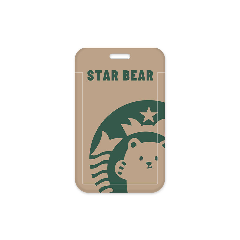Bao Đựng Thẻ Bao Đựng Giấy Tờ Làm Việc Học Sinh Cá Tính Trào Lưu Starbucks Thẻ Cơm Thẻ Ăn Đeo Cổ Thẻ Làm Việc Dây Đeo Tàu Điện Ngầm