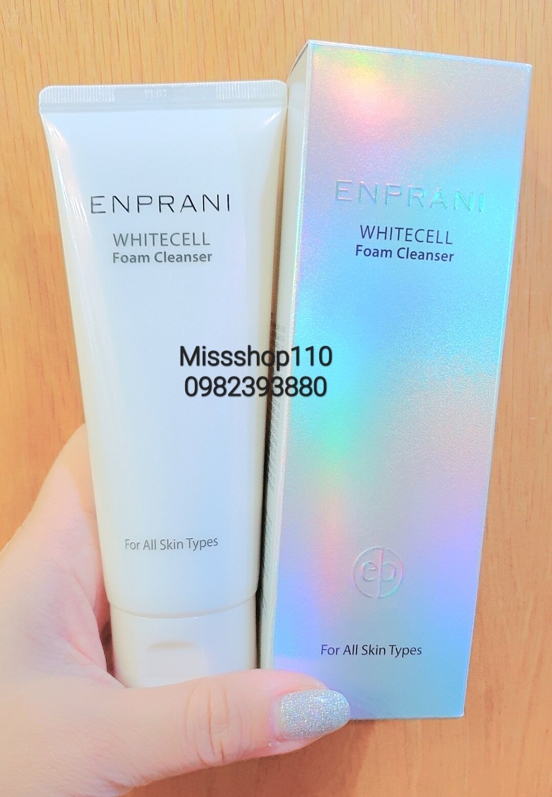 Sữa rửa mặt enprani trắng da nội địa hàn quốc