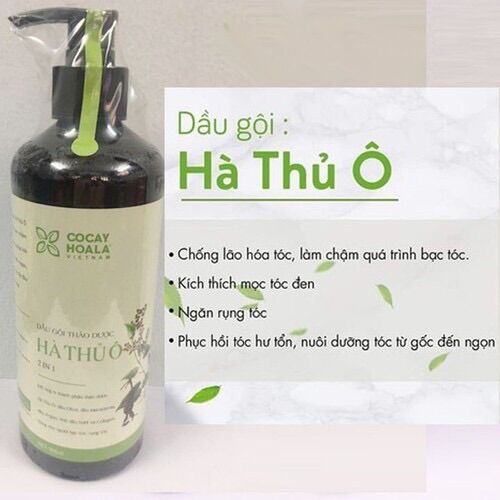 Dầu gội thảo dược hà thủ ô 800ml