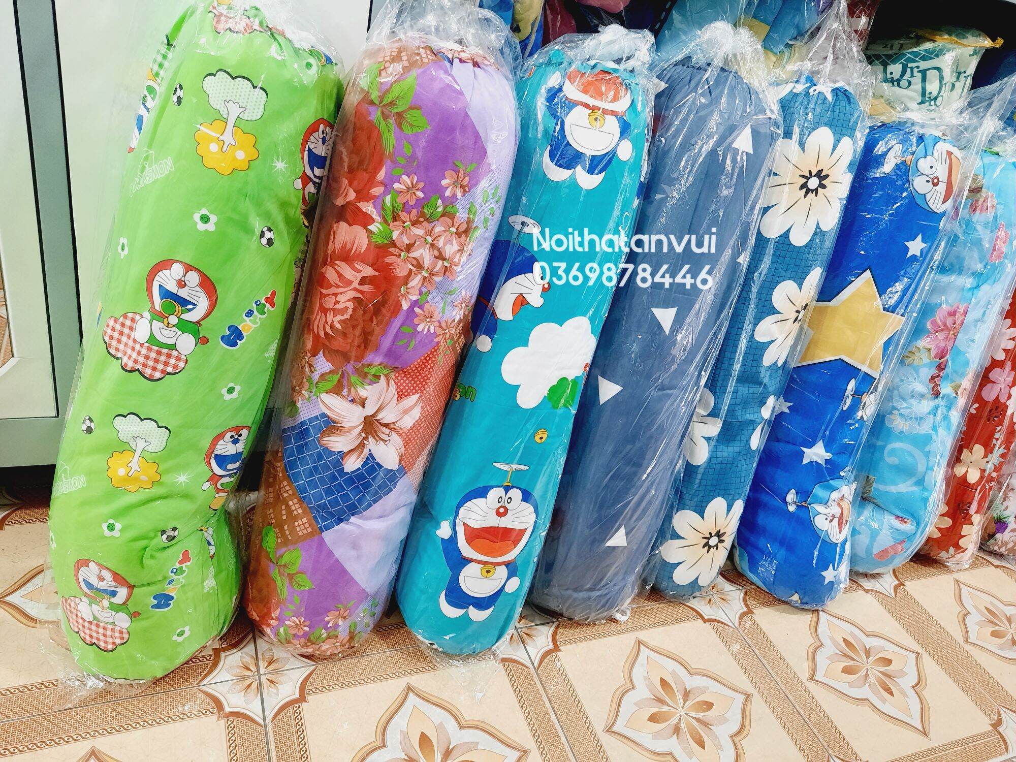 Gối nằm gối ôm tặng kèm áo gối
