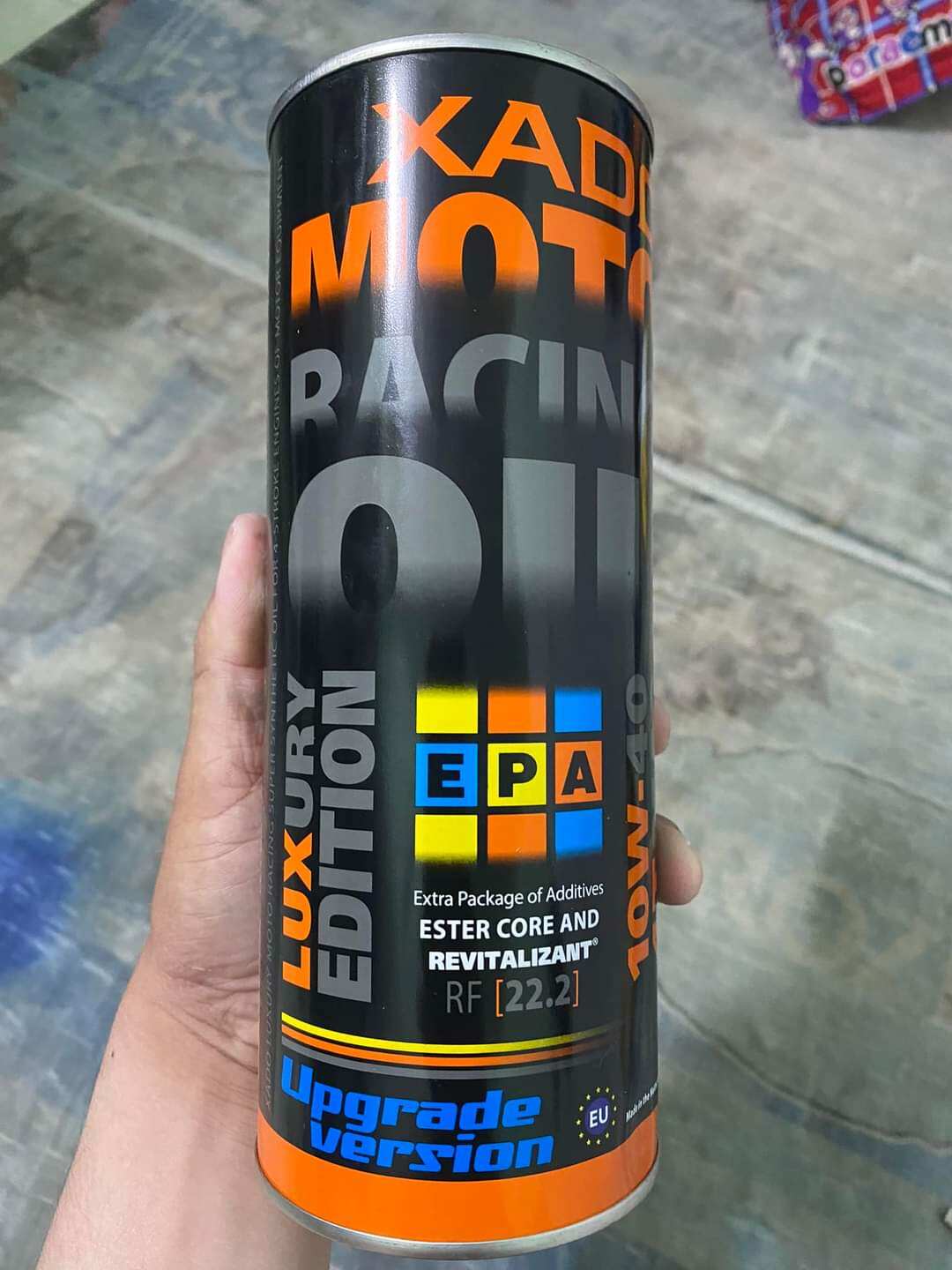 NHỚT XE MÁY XADO RACING 22.2 LON 1L