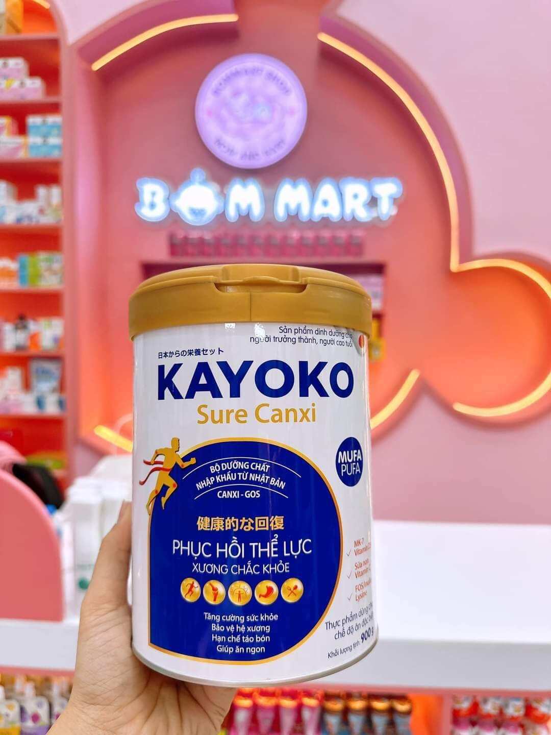 Sữa bột KAYOKO SURE CANXI 900G