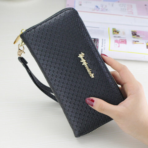 Women's Wallet Long Clutch 2019 New Zipper Multi-Functional Long Large Capacity Wallet Phone Bag