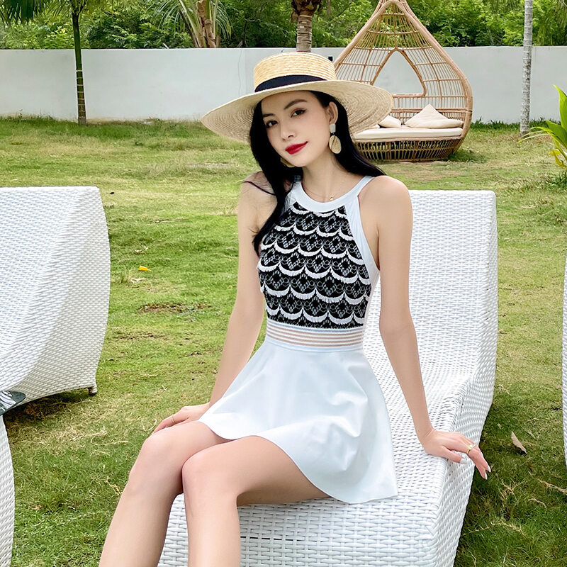 Áo Tắm Liền Thân Đồ Bơi Instagram Kín Đáo Kiểu Tiên Nữ Đi Biển Che Bụng