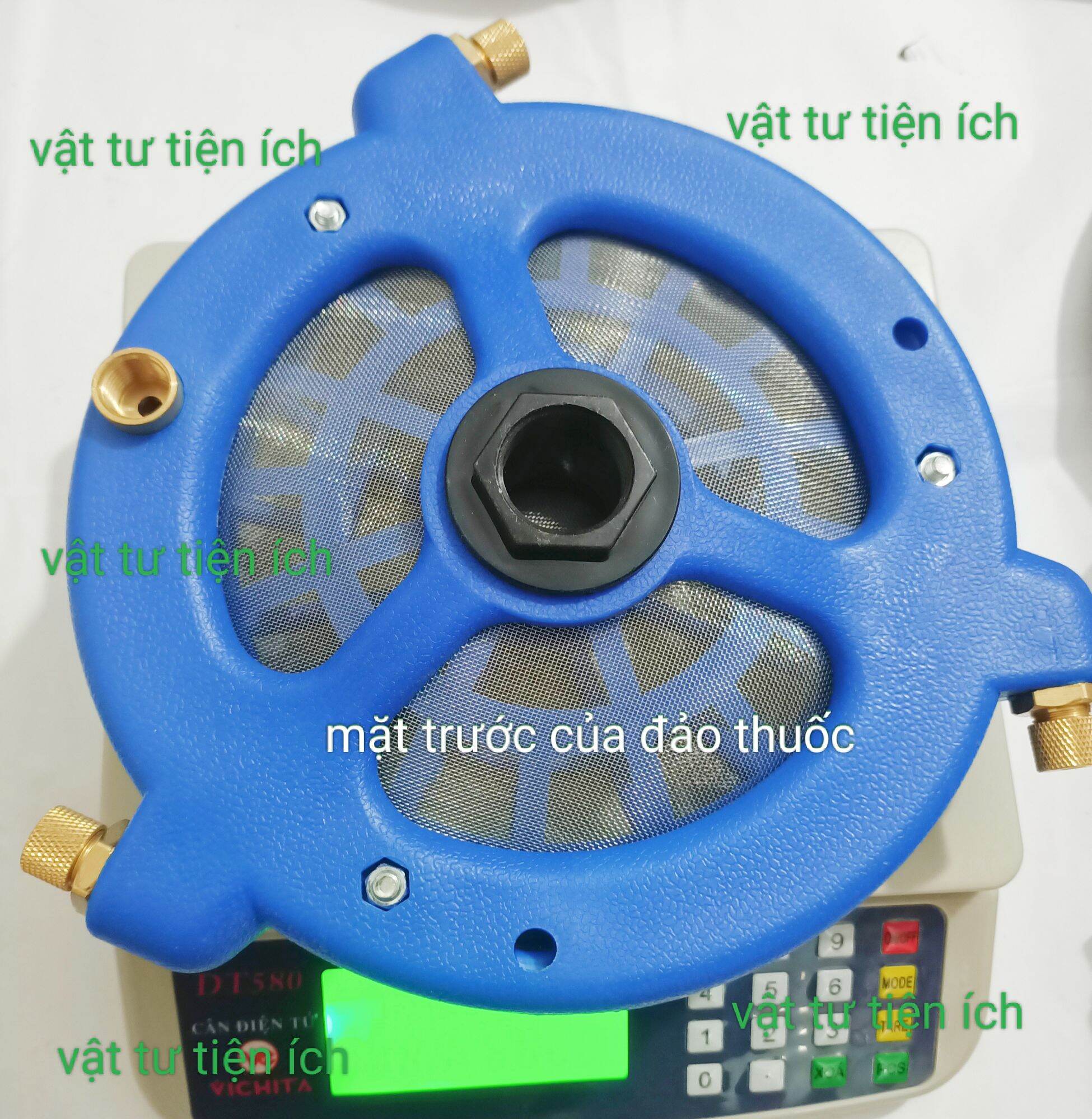 Bộ đảo trộn thuốc sâu, phân bón lớn sử dụng 3 béc.