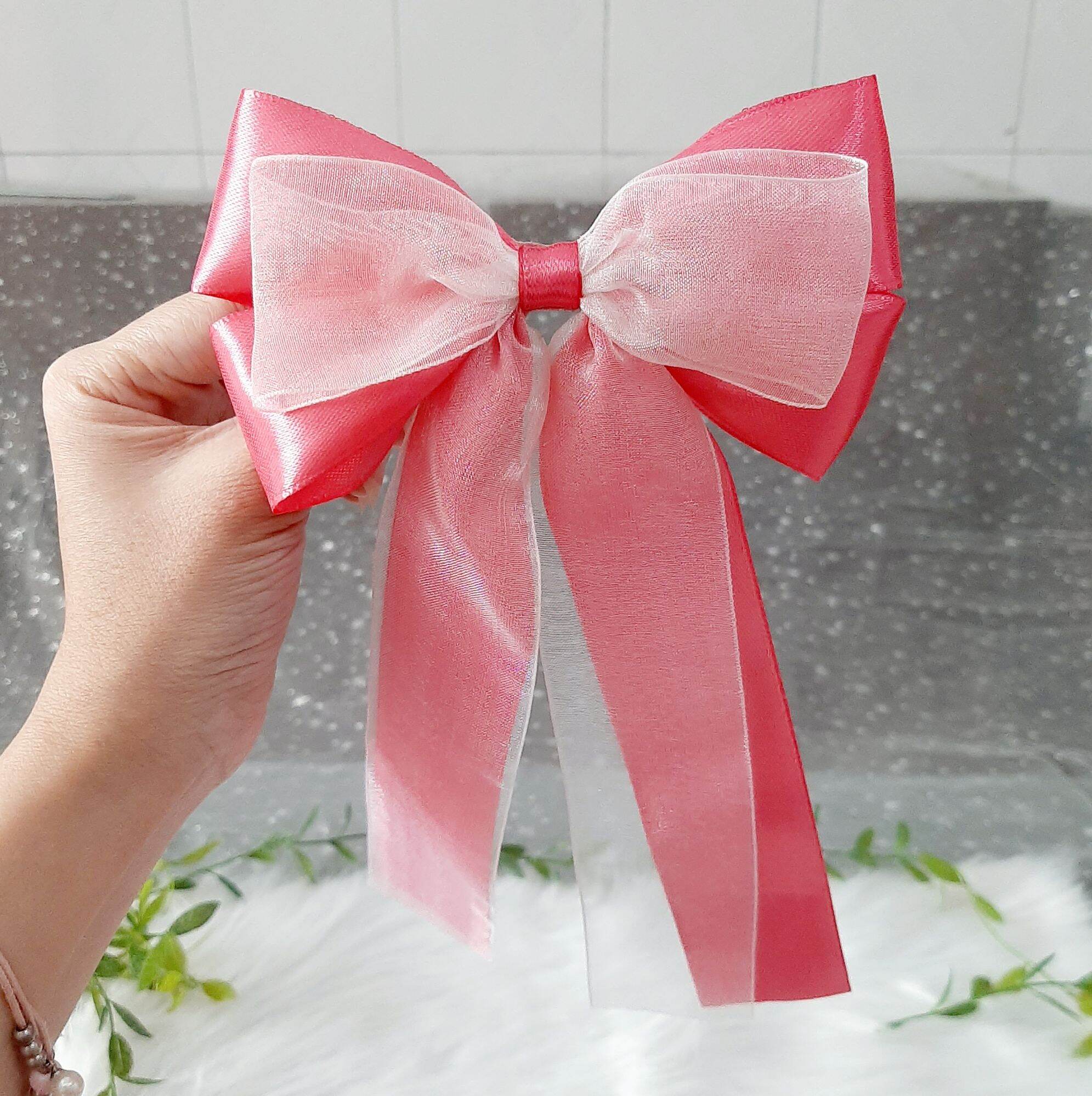 Kẹp tóc nơ cho nữ (mua 9 tặng 1)