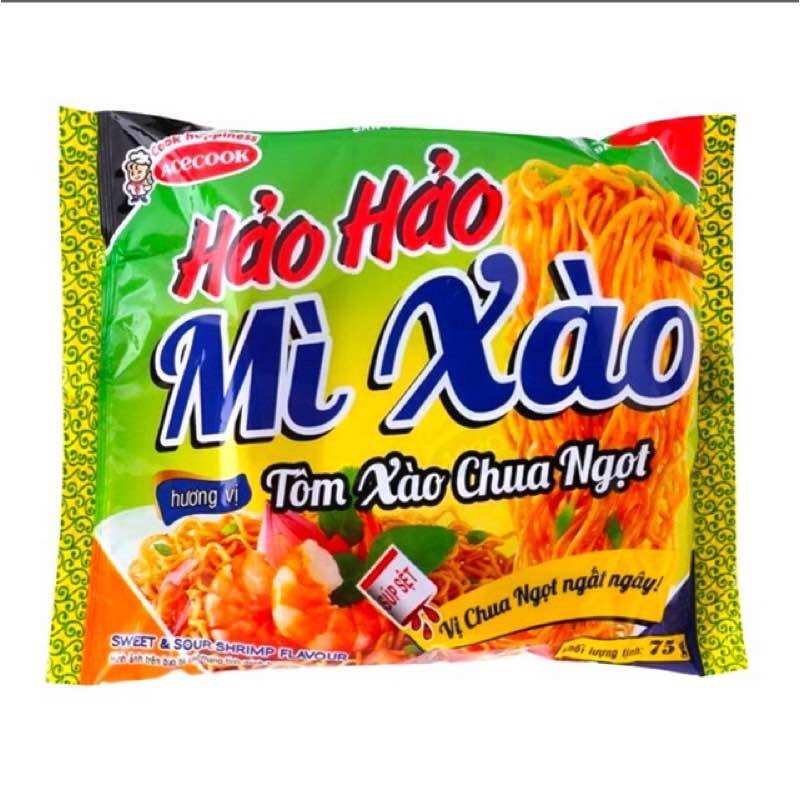 COMBO 5 -10 GÓI MÌ HẢO HẢO ACECOOK 75G ĐỦ VỊ