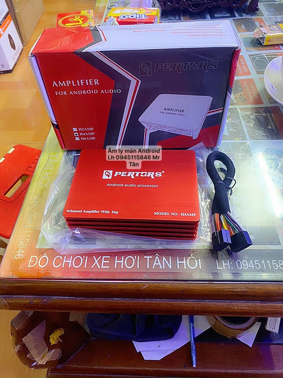 Âm ly màn Android cắm rắc Zin theo xe