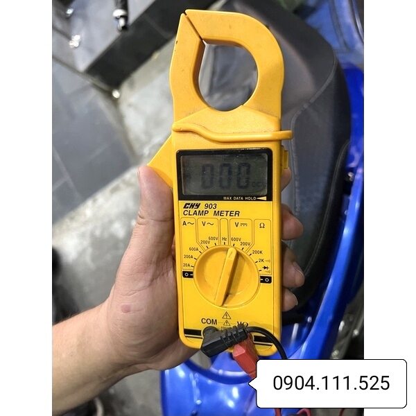 Ampe kìm đo dòng AC CHY-903 (600A), đo điện áp, điện trở, điốt, thông mạch, tần số