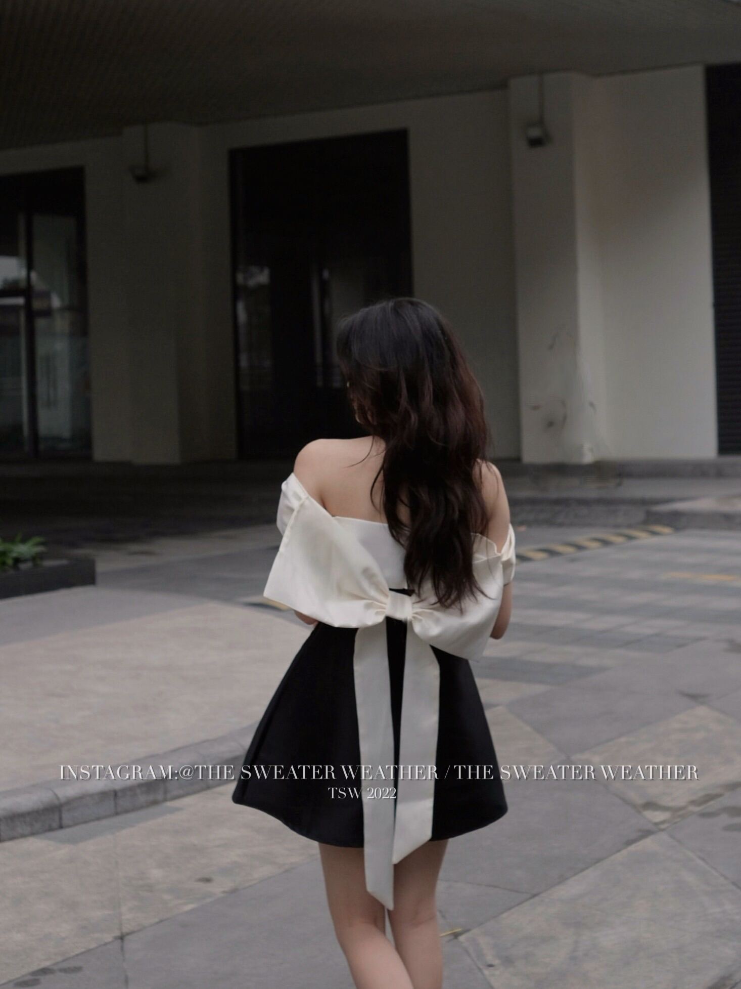 Đầm Trễ Vai Phối Nơ Vải Tơ Thiết Kế Sang Trọng Vải Mới Lạ | Shopee Việt Nam