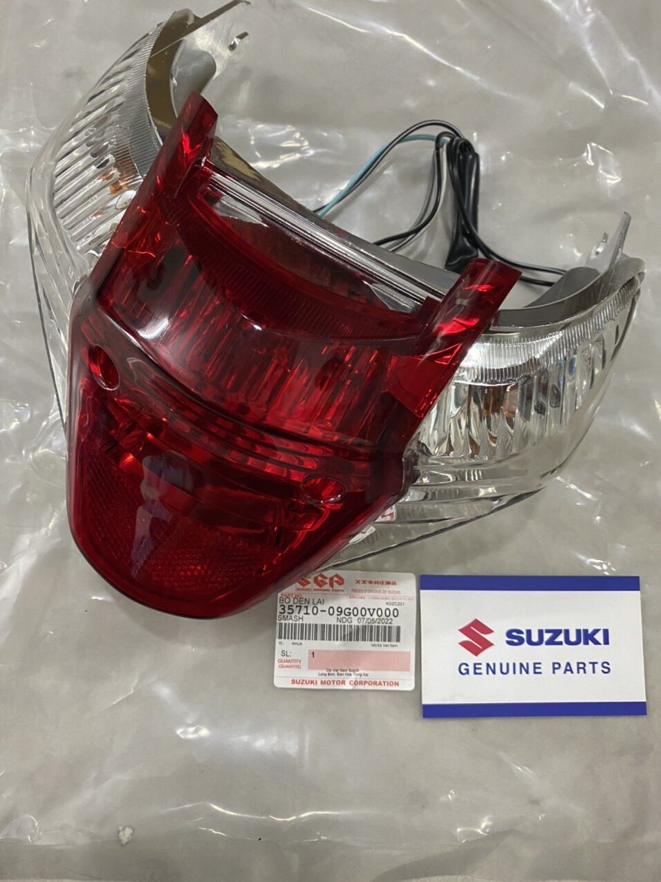 Bộ đèn hậu smash 110 suzuki chính hãng