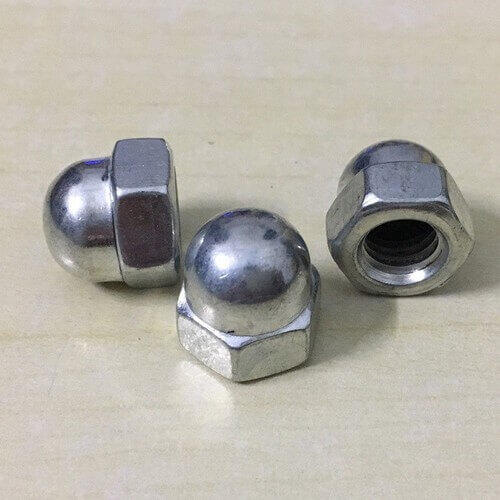 20 đai ốc mũ m6 inox 304