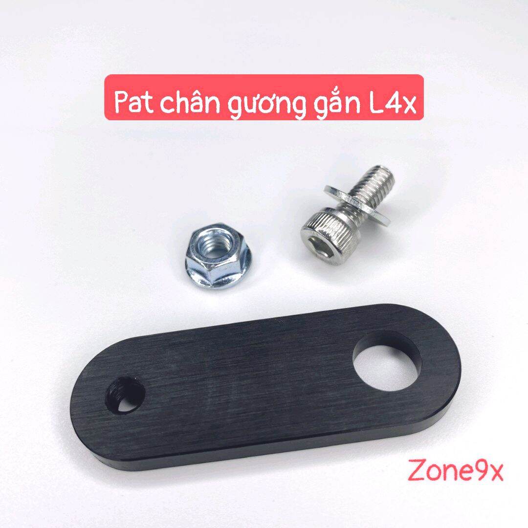 Pat gắn trợ sáng ở chân gương | Pat Nhôm dày 5mm
