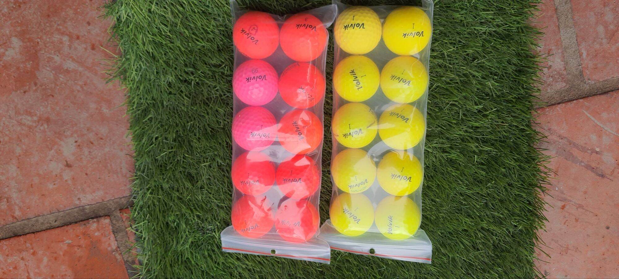 10 bóng golf volvik cũ độ mới 90% đến 95%