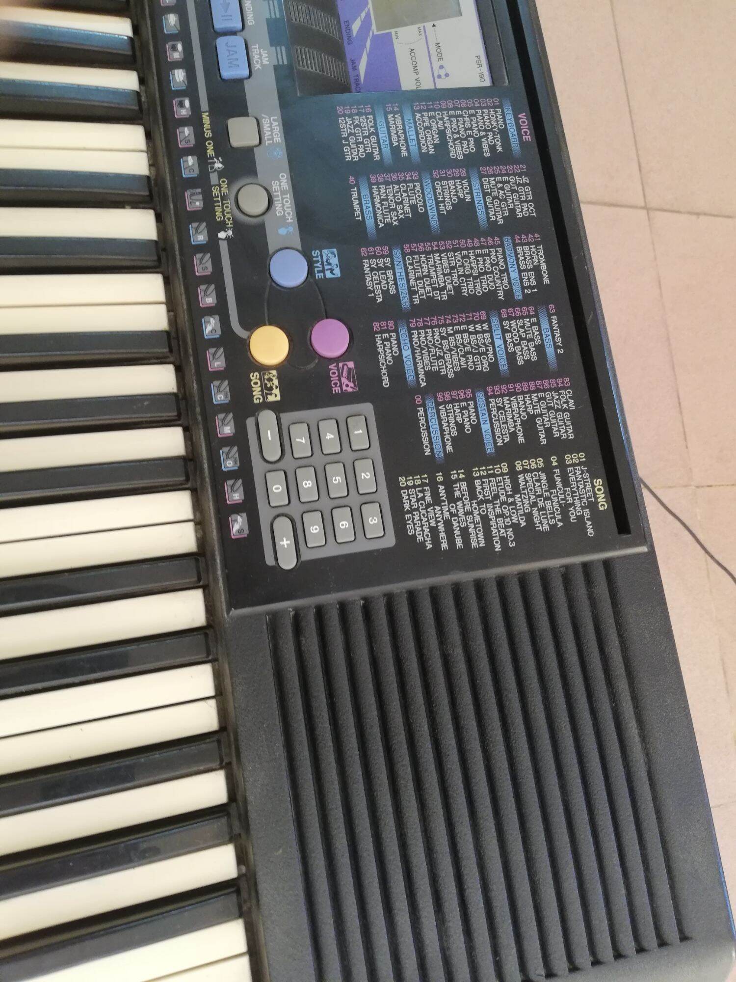 Đàn organ Yamaha psr 190