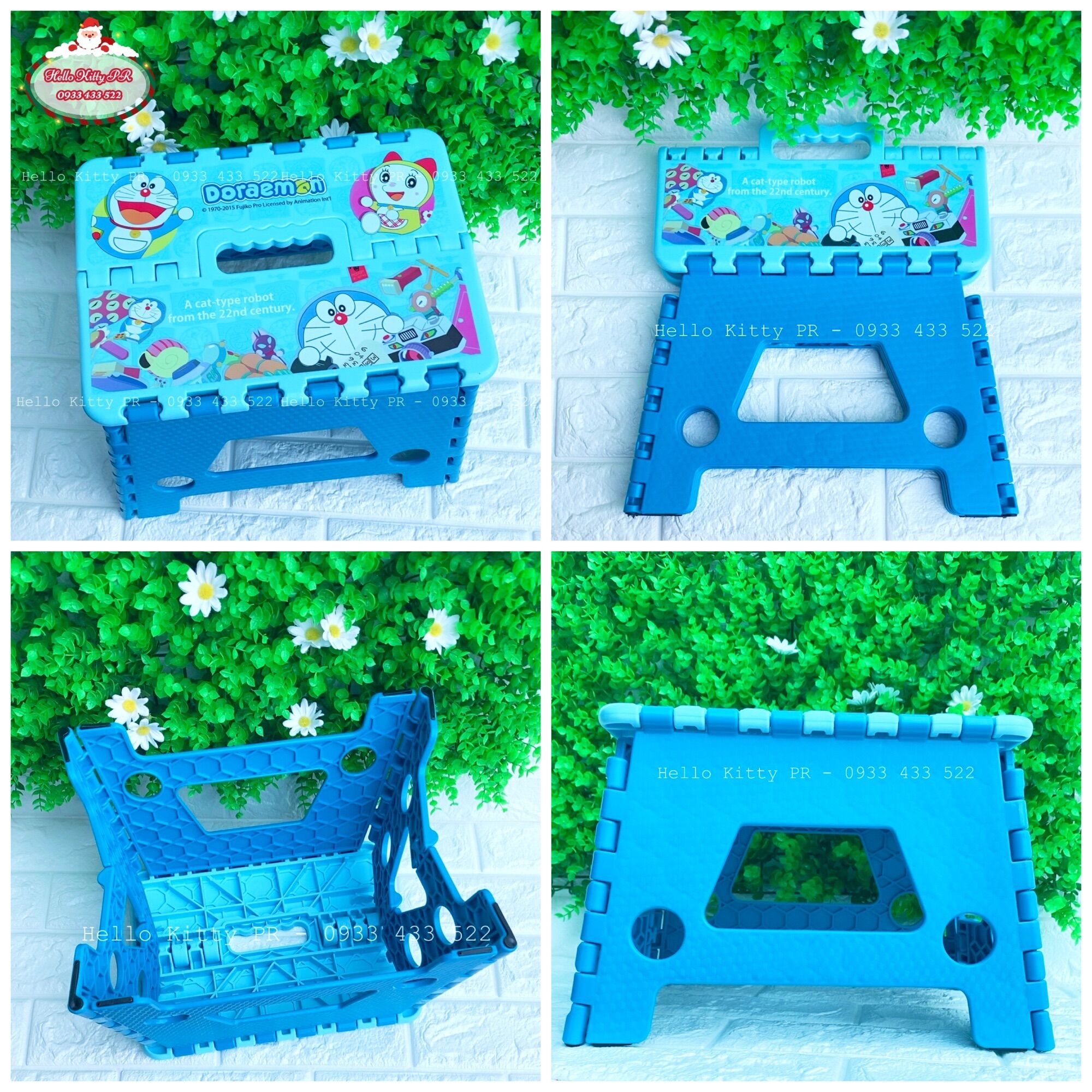 Ghế xếp có quai xách Hello Kitty - Doremon Doraemon