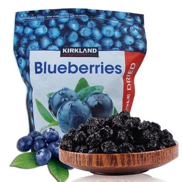 Trái Blueberries sấy khô Kirkland 567g - Mỹ