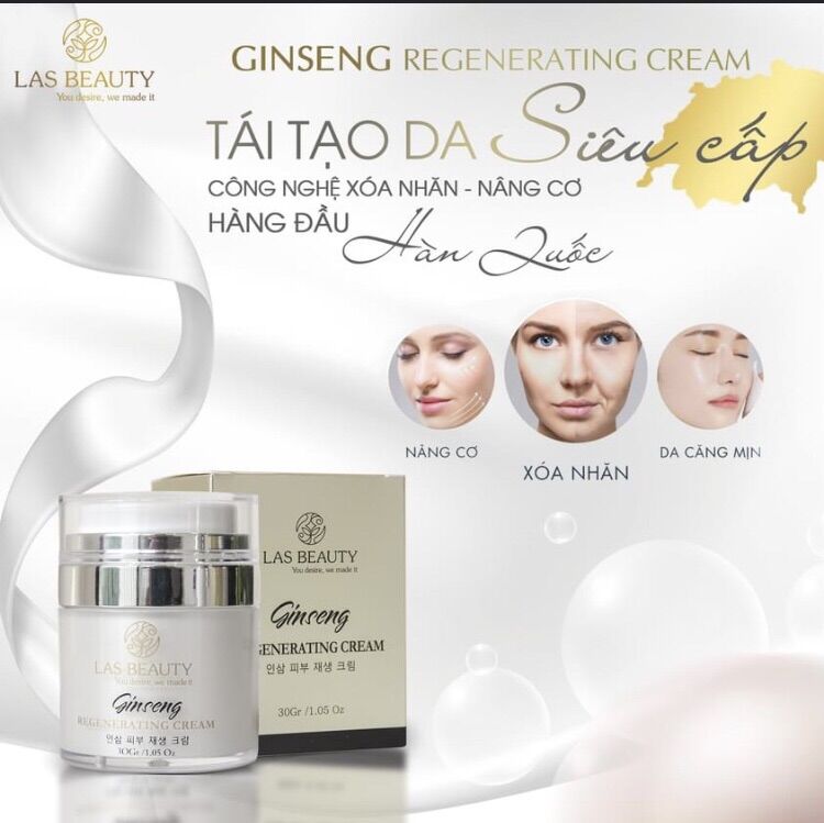 Kem Tái Tạo Nhân Sâm Hàn Quốc Lasbeauty