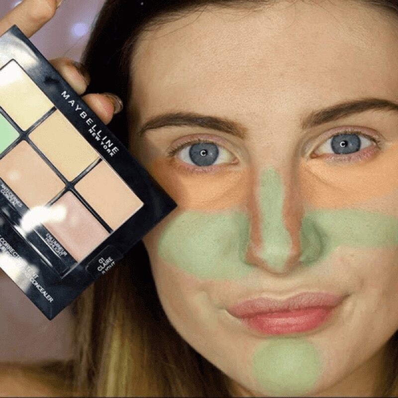 Kem che khuyết điểm và highlight Maybelline 6ô