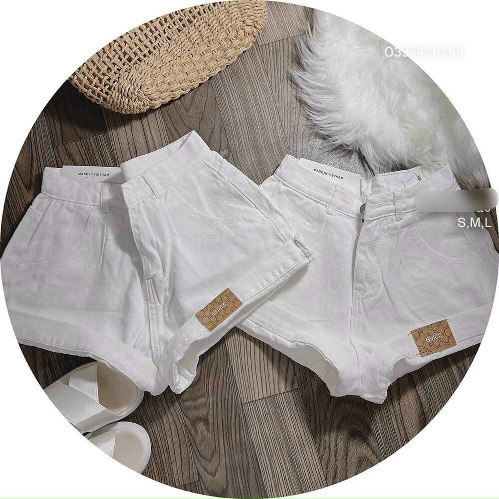 Short jean lưng cao hàng chuẩn shop ảnh thật