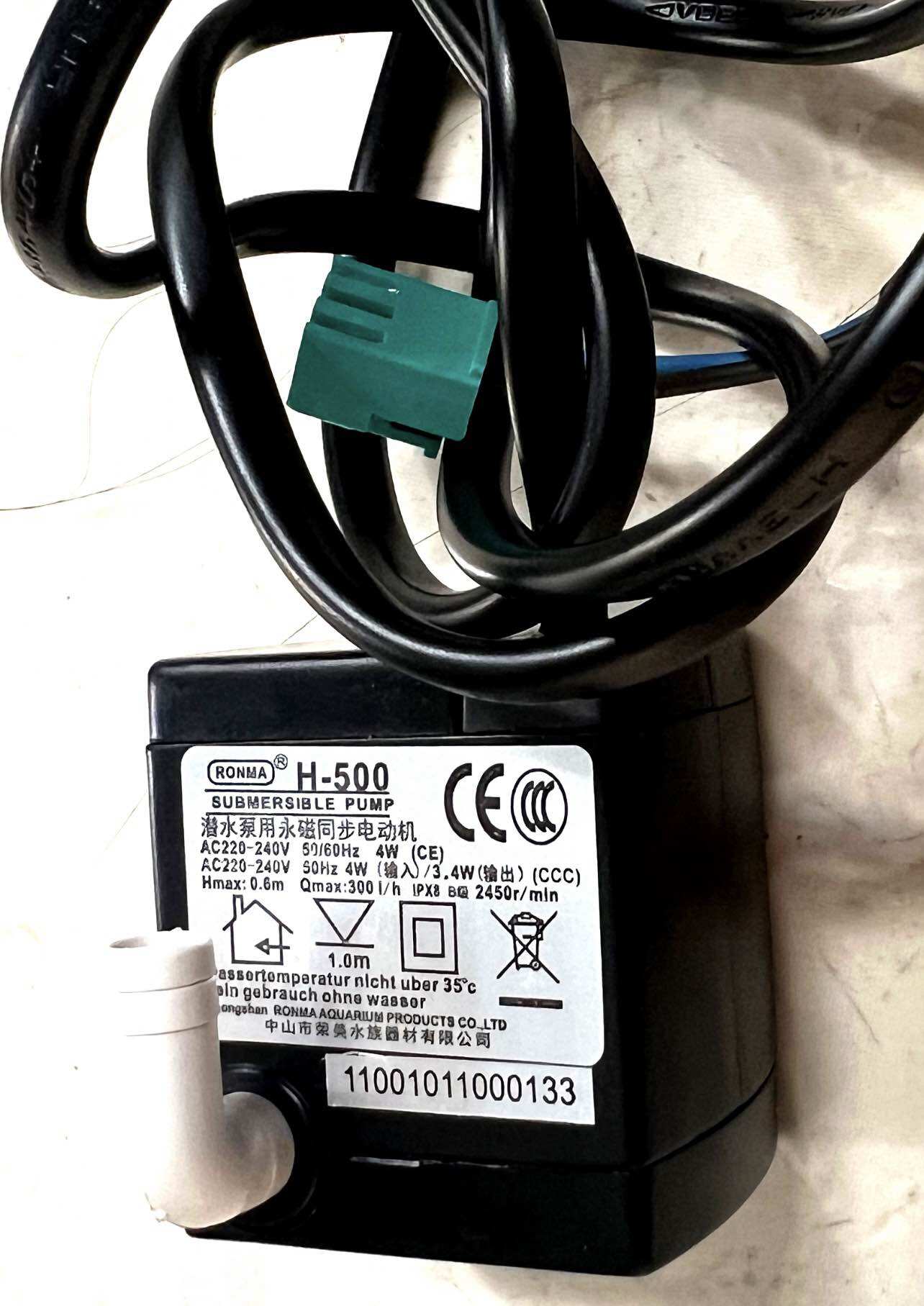 [HCM]Bơm nước H-500 cho quạt đều hòa Kangaroo KG50F07KG50F11 hoặc KG50F12