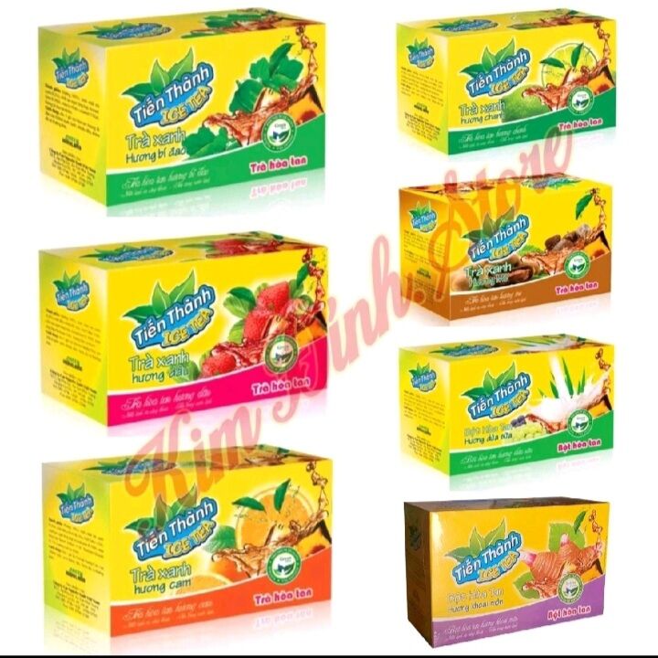 Trà hòa tan tiến thành hộp 24 gói x 10g