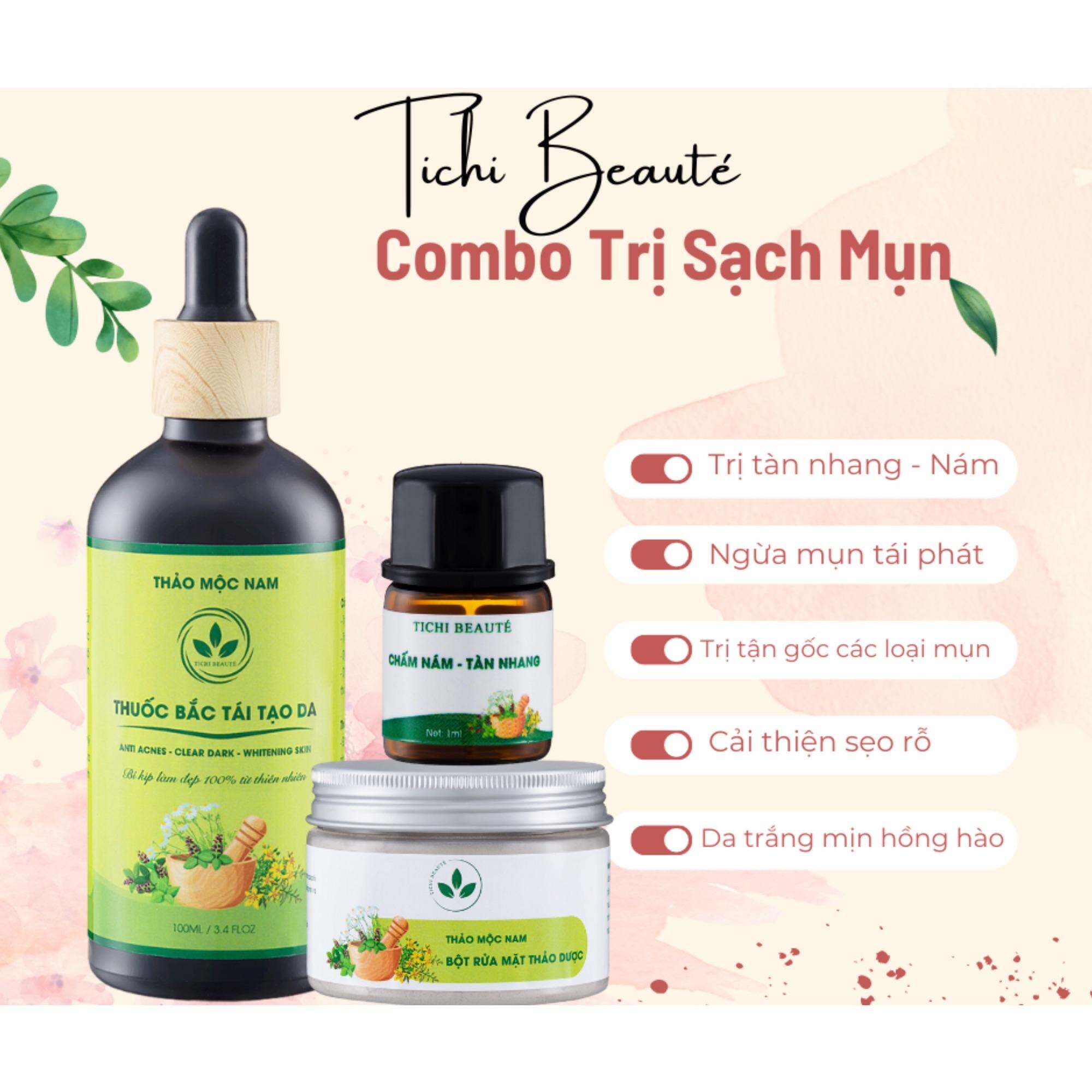 THUỐC BẮC TÁI TẠO DA - CHẤM NÁM - CHẤM TÀN NHANG - BỘT RỬA MẶT THẢO DƯỢC