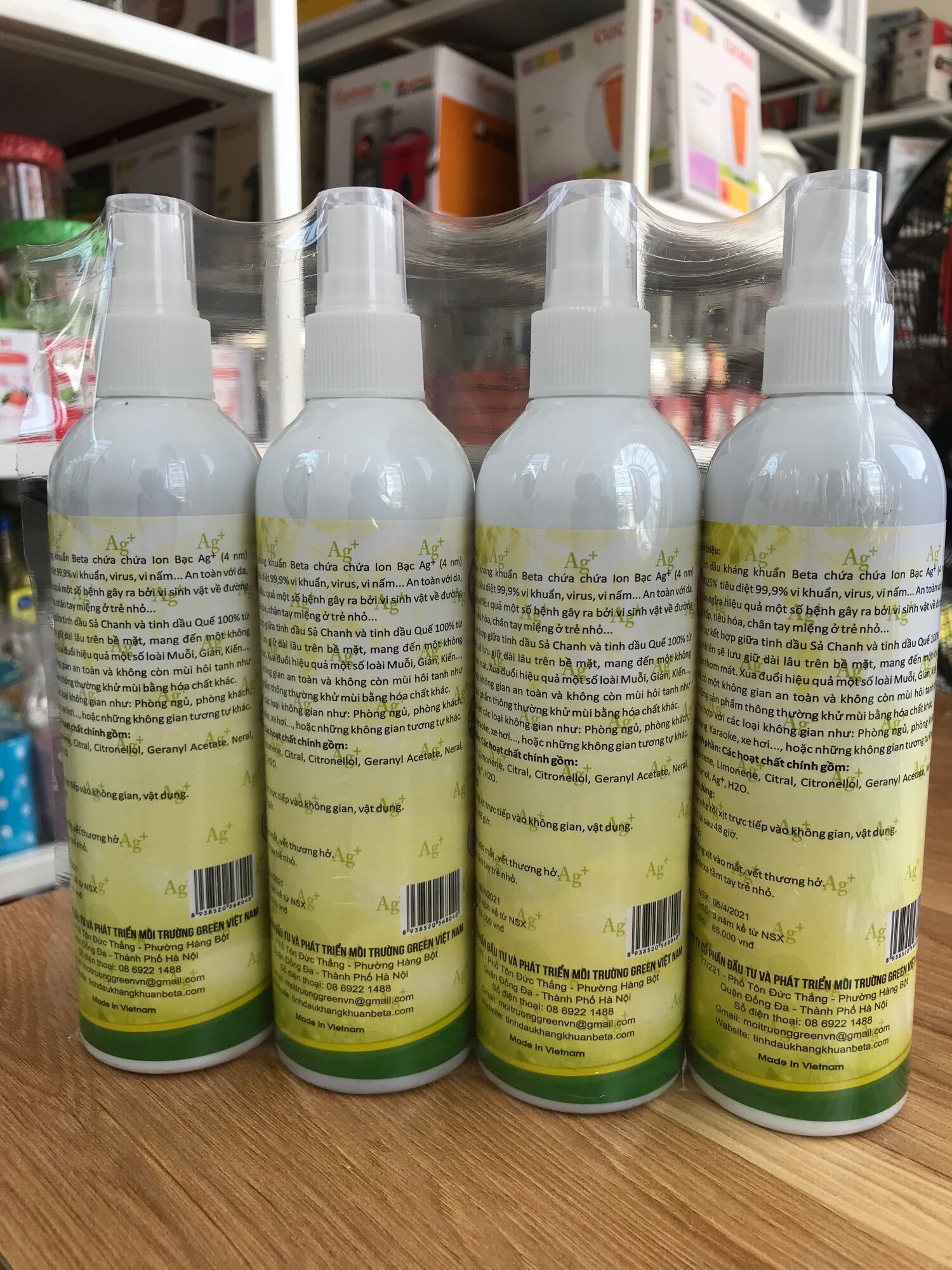TINH DẦU KHÁNG KHUẨN BETA NANO BẠC 350ml