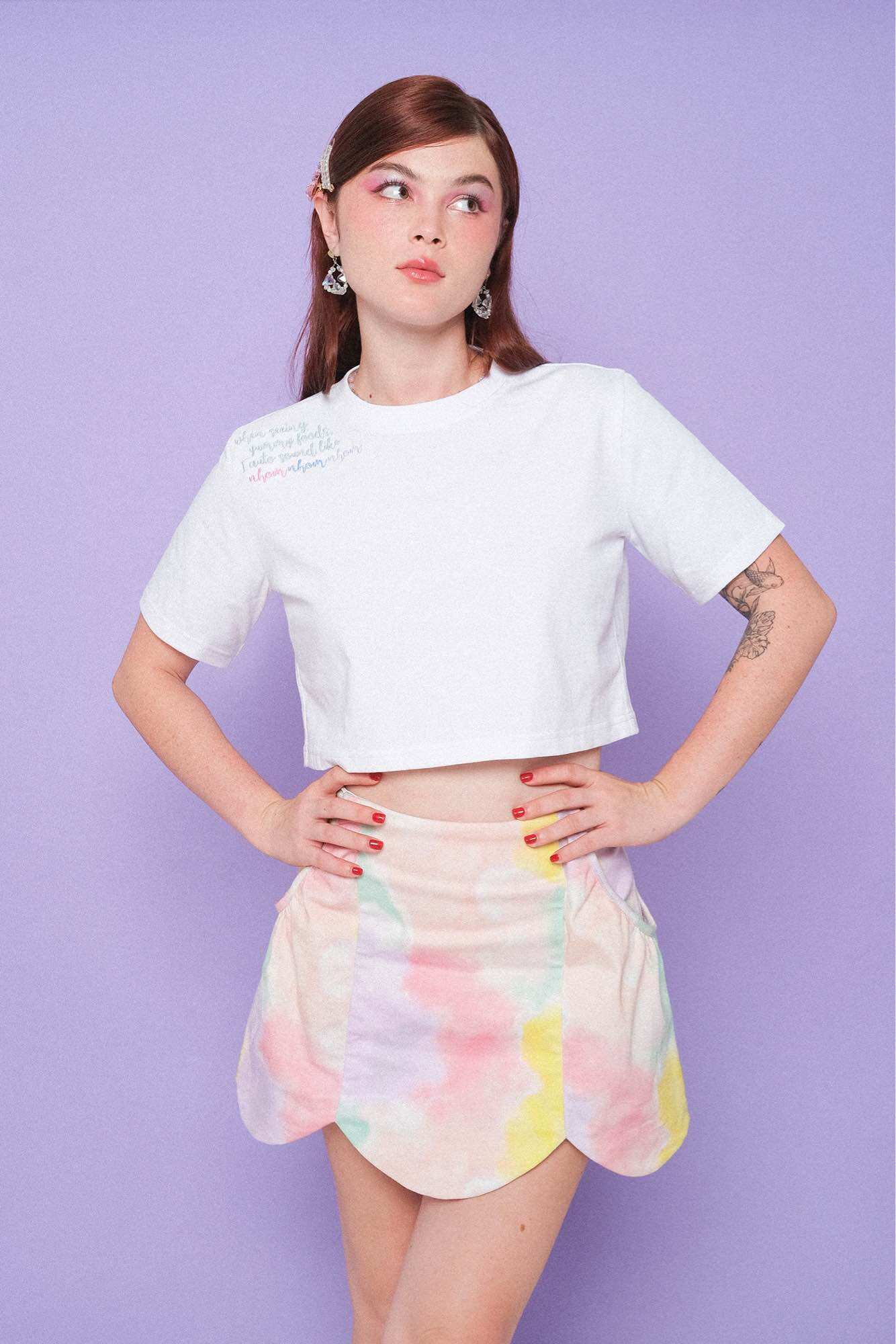 Double Moonshot - Áo thun croptop Yummy T-shirt