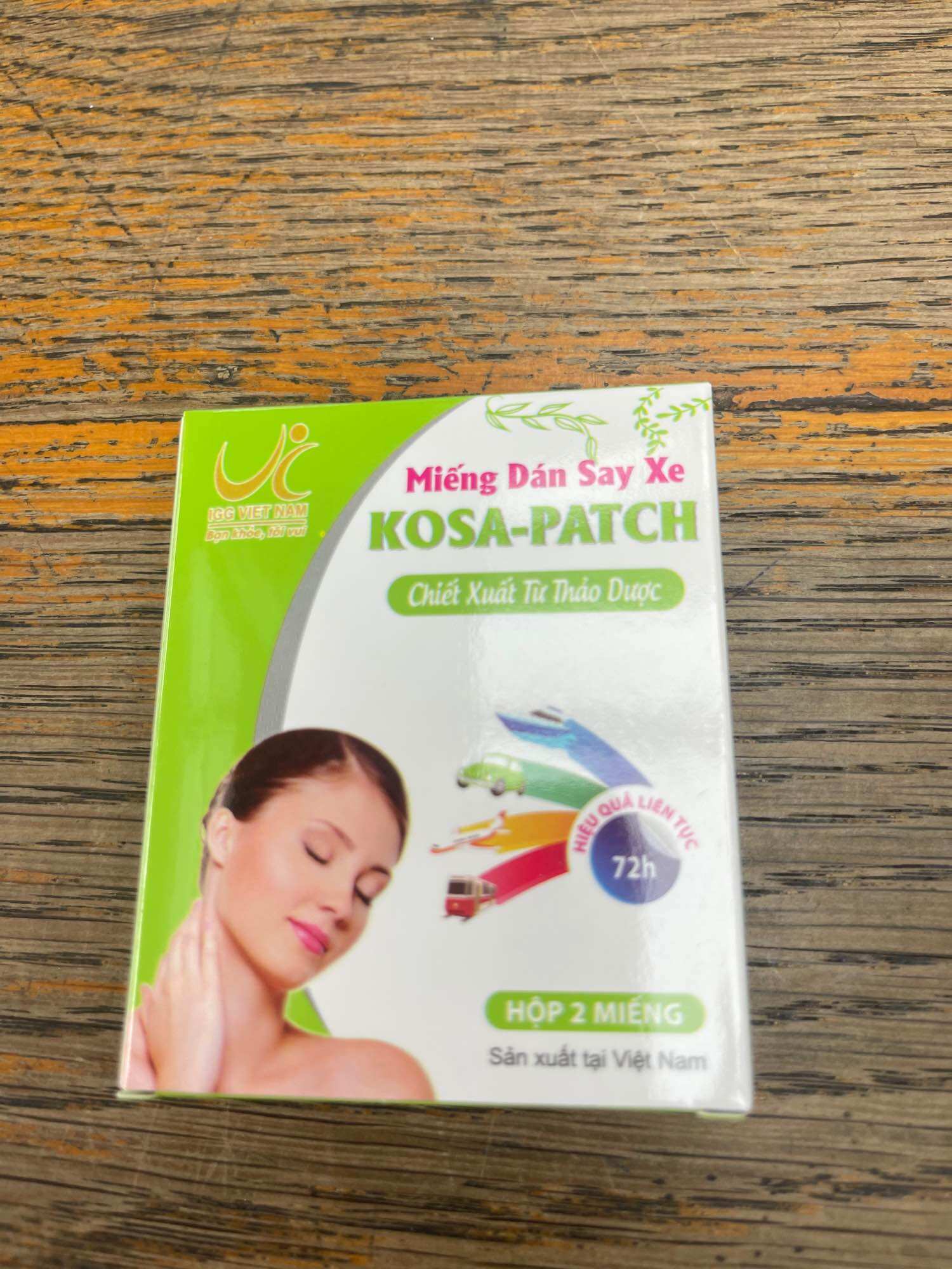 Miếng dán sau tàu xe Kosa patch hộp/2 miếng