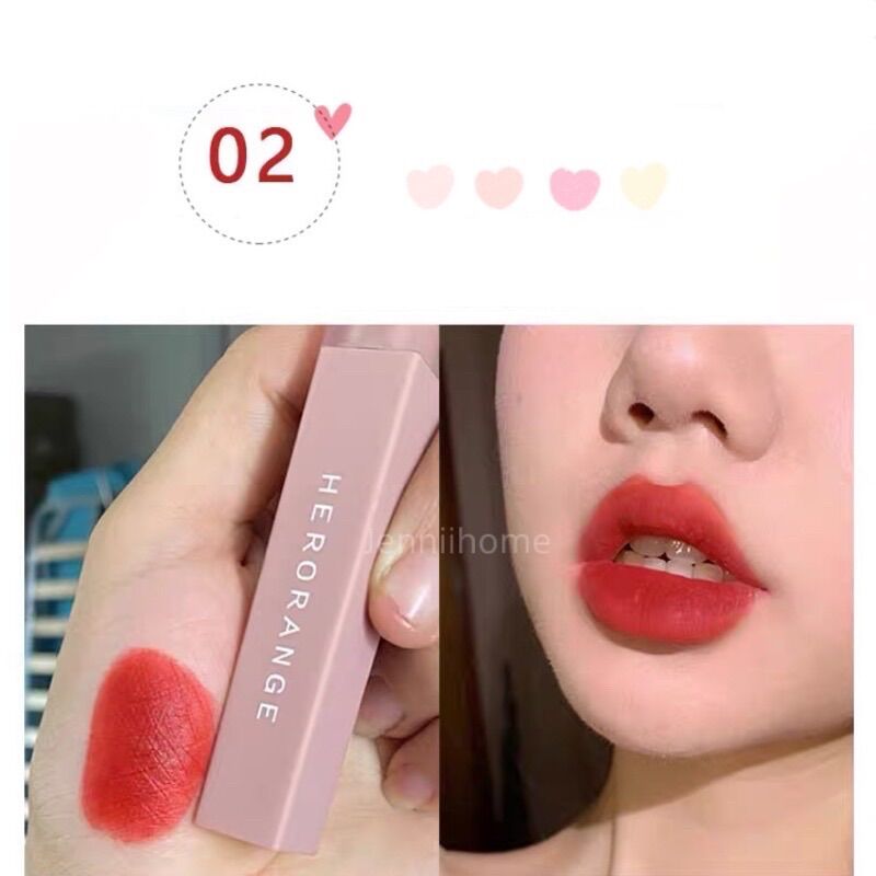 Son lì HEORANGE son kem siêu mềm mịn