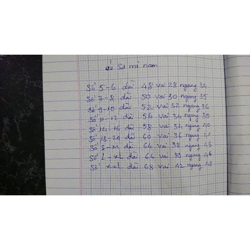 áo sơ mi hoc sinh