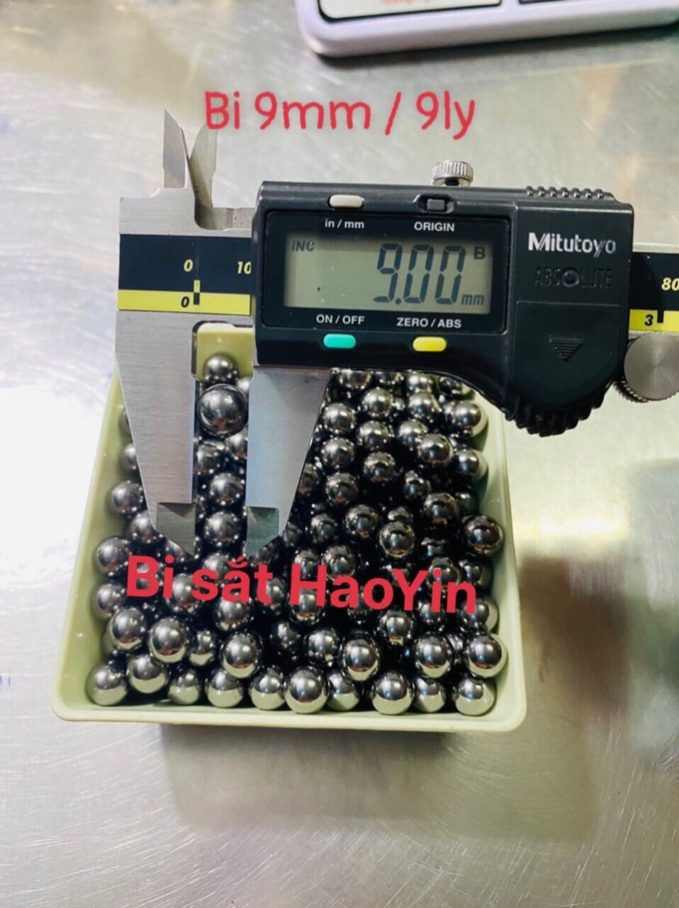 Bi 9mm / 9ly bằng sắt hàng mới tròn đẹp không rỉ