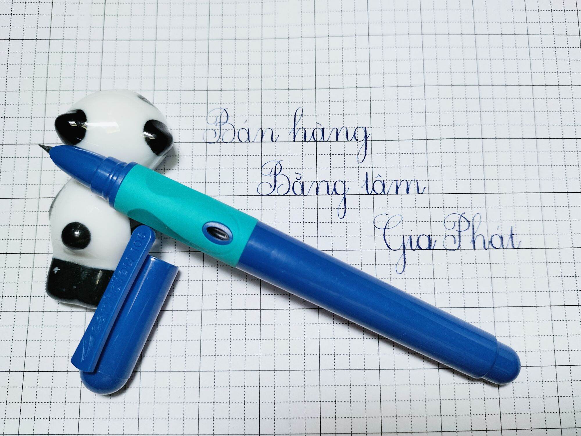 Bút cánh diều 106 Bút luyện chữ đẹp bút mực ngòi kim tinh êm trơn, siêu bền cho bé lớp 1-5 bút học sinh cố định cách cầm nắm