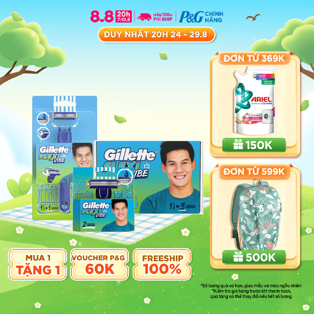 Dao cạo râu gillette flexi vibe