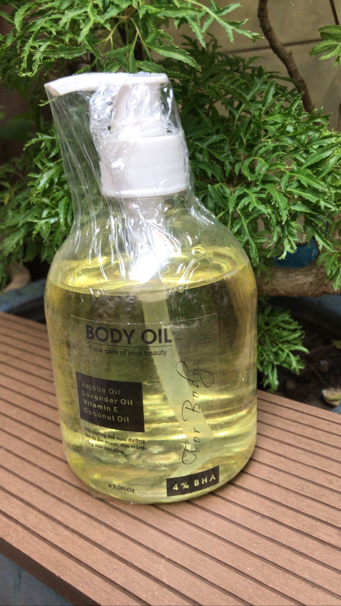 400ML- BODY OIL 4%BHA DƯỠNG ẨM DA