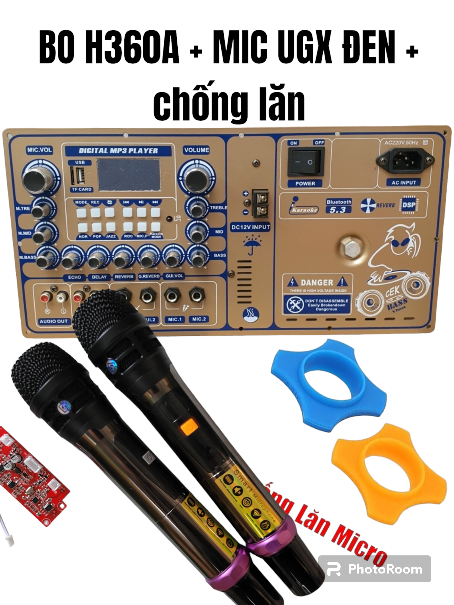 Micro loa kéo UHF Q36, Q38 thân full kim loại chống rỉ ,chống hú tốt , xóng xa ổn định