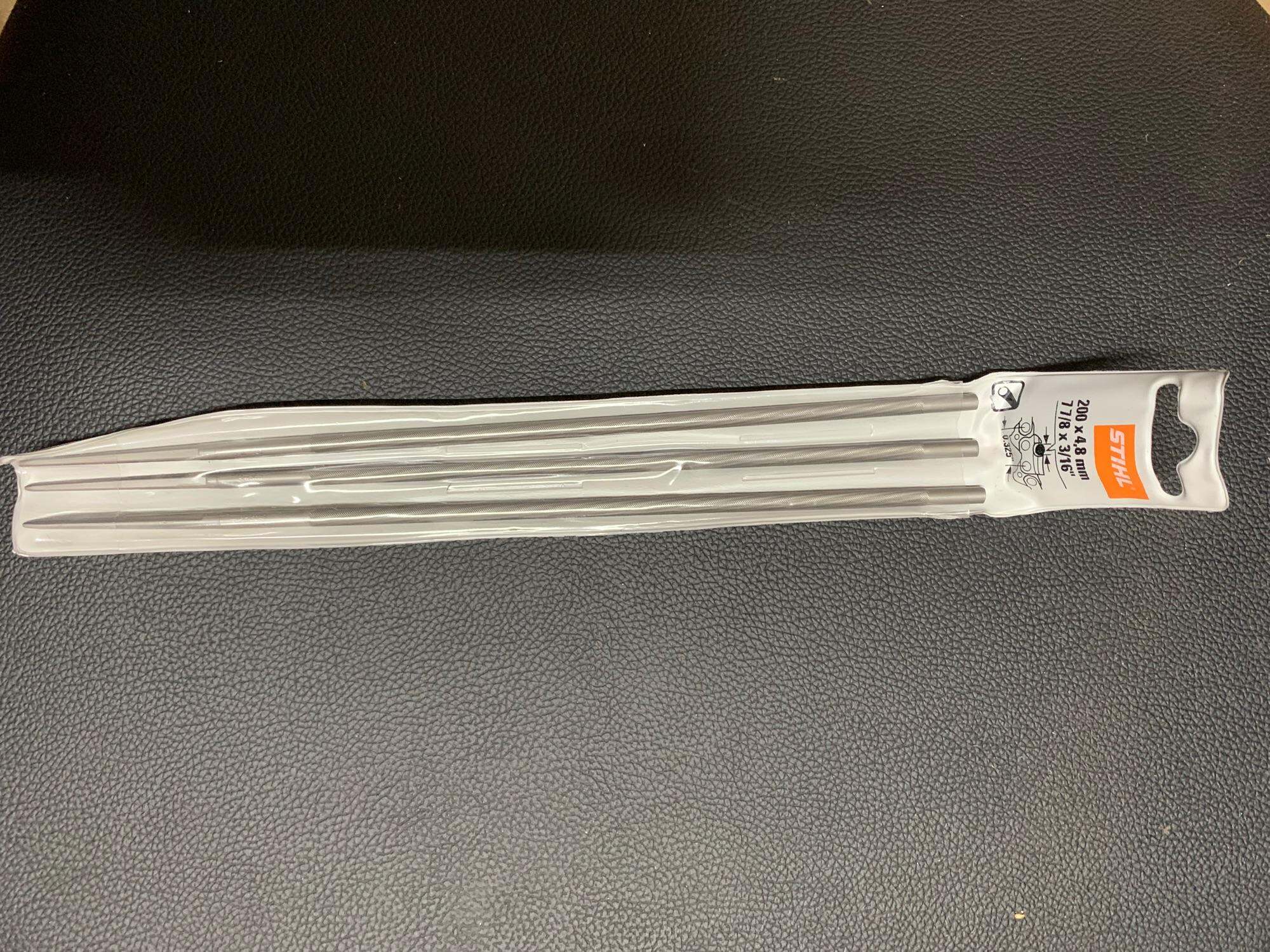 Dũa máy cưa xích Stihl tròn 4mm/4.8mm (3 cây)