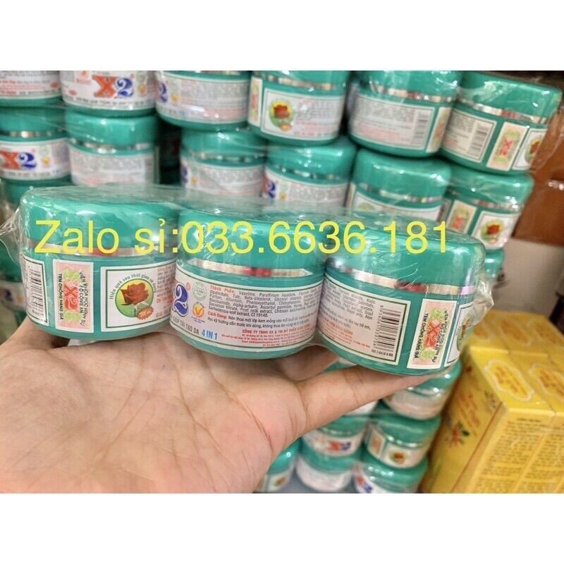 Combo 6 hủ kem x2 trần 10g